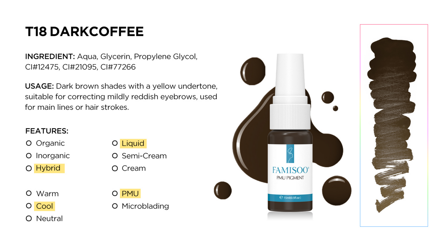 NUOJO FAMISOO® 15ML PMU Pigments – International Edition