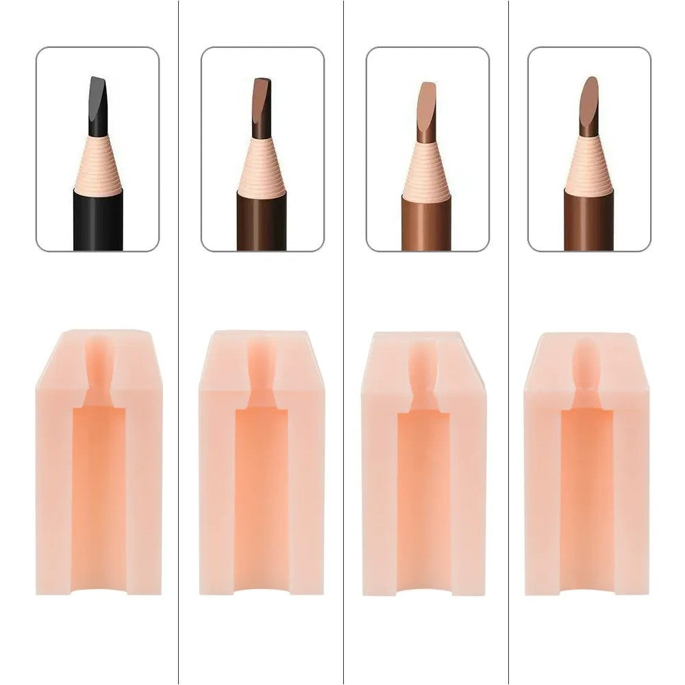 4-in-1 Eyebrow Pencil Sharpener Block – Precision Shaping Tool for PMU Artists