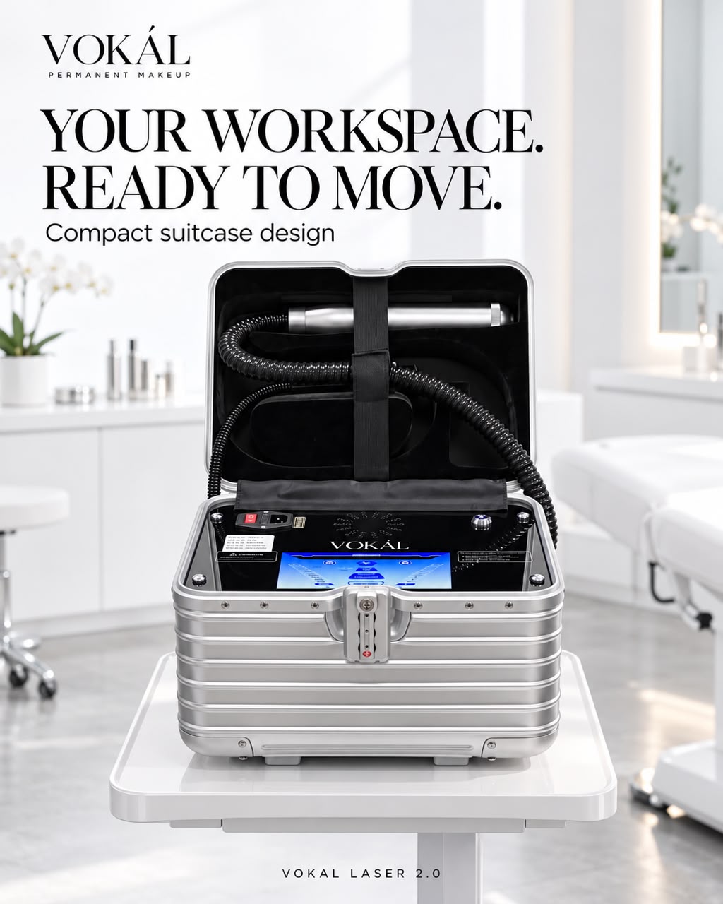 VOKAL LASER 2.0 Professional Pigment Removal Laser System – Multi-Wavelength PMU & Tattoo Removal Machine