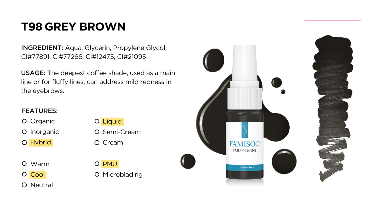 NUOJO FAMISOO® 15ML PMU Pigments – International Edition