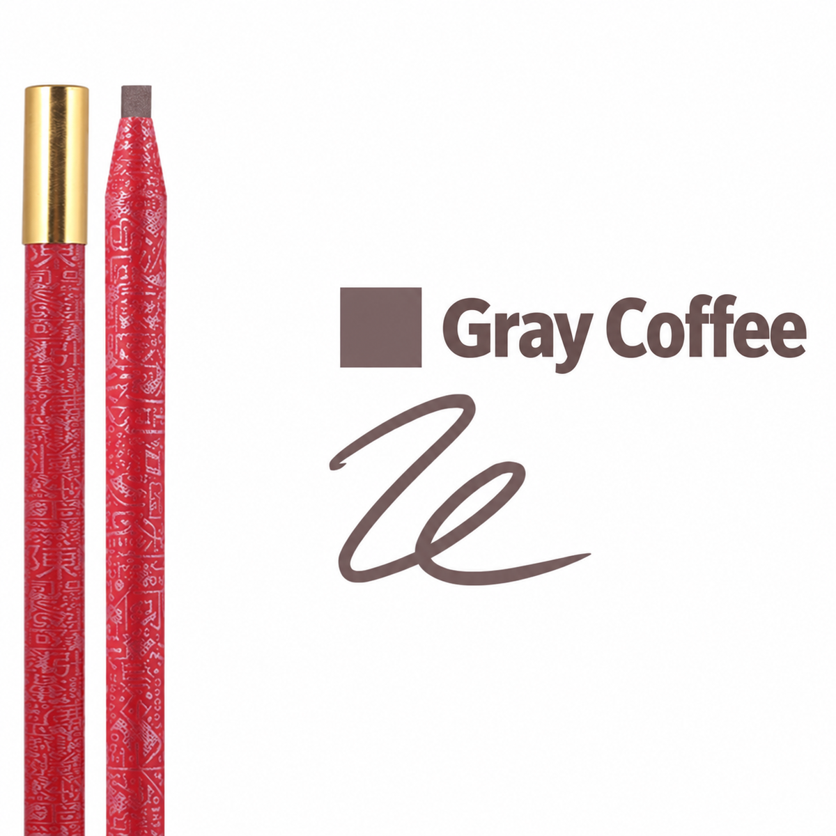 Professional Pull-String Hard-Core Eyebrow Pencil – Waterproof PMU Brow Mapping Pencil, 12PCS/Box