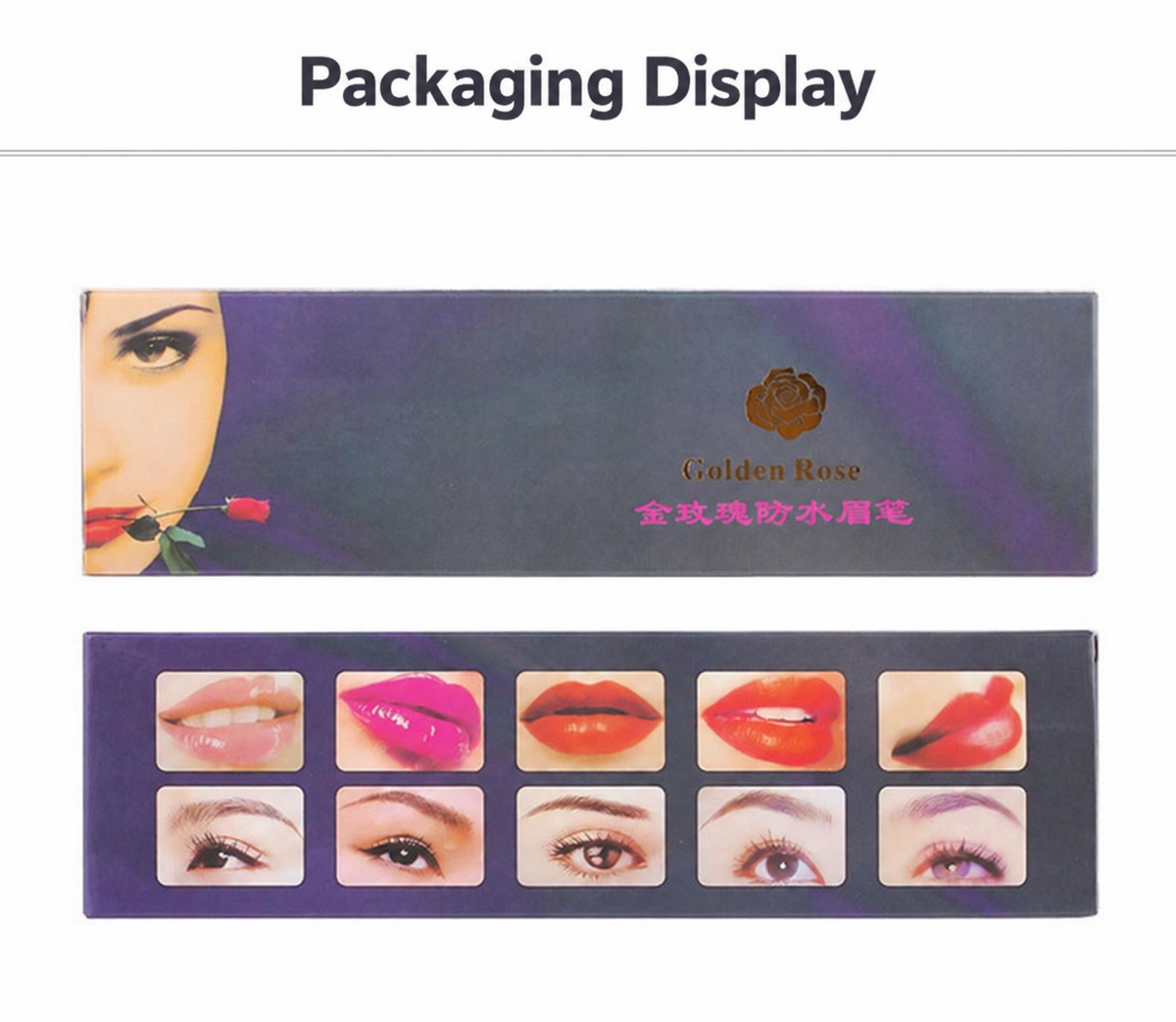 Professional Pull-String Hard-Core Eyebrow Pencil – Waterproof PMU Brow Mapping Pencil, 12PCS/Box