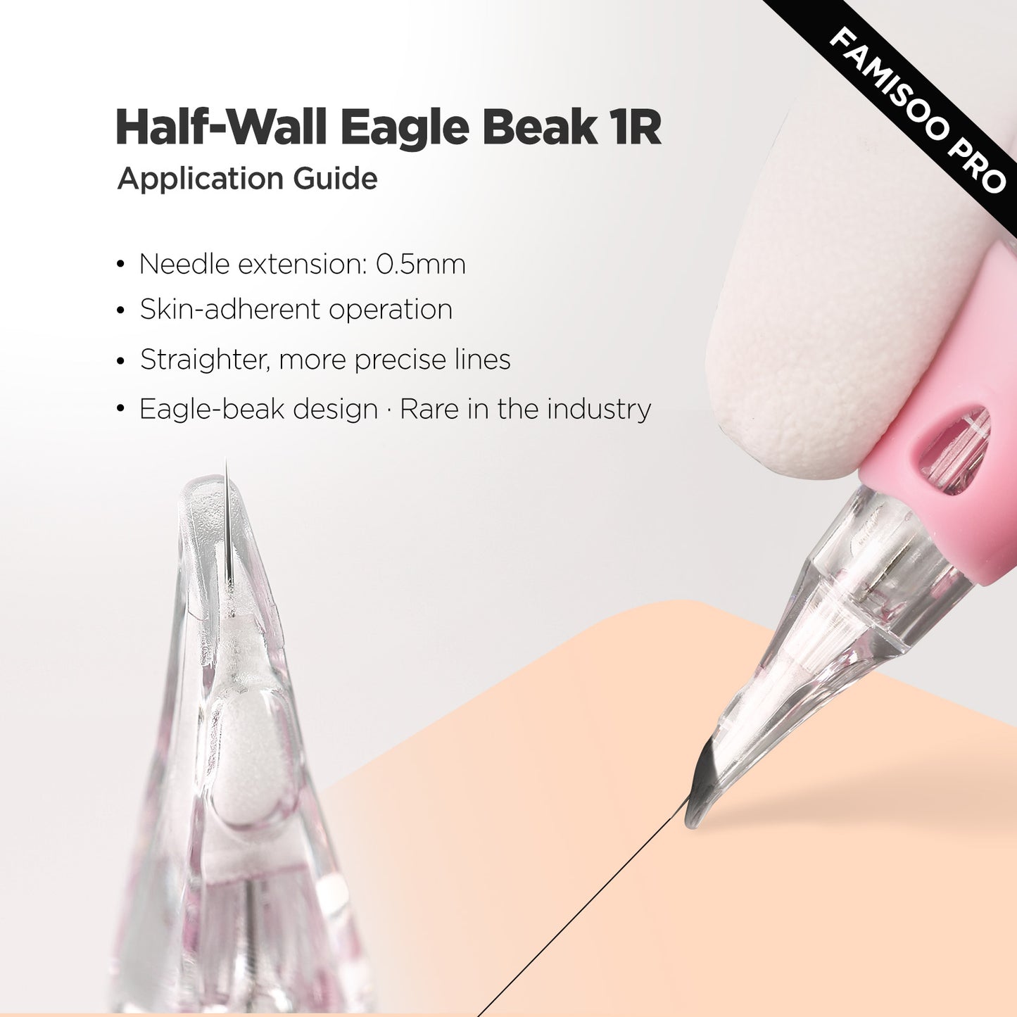 V6 Needle Cartridge – Integrated Pink Silicone Design