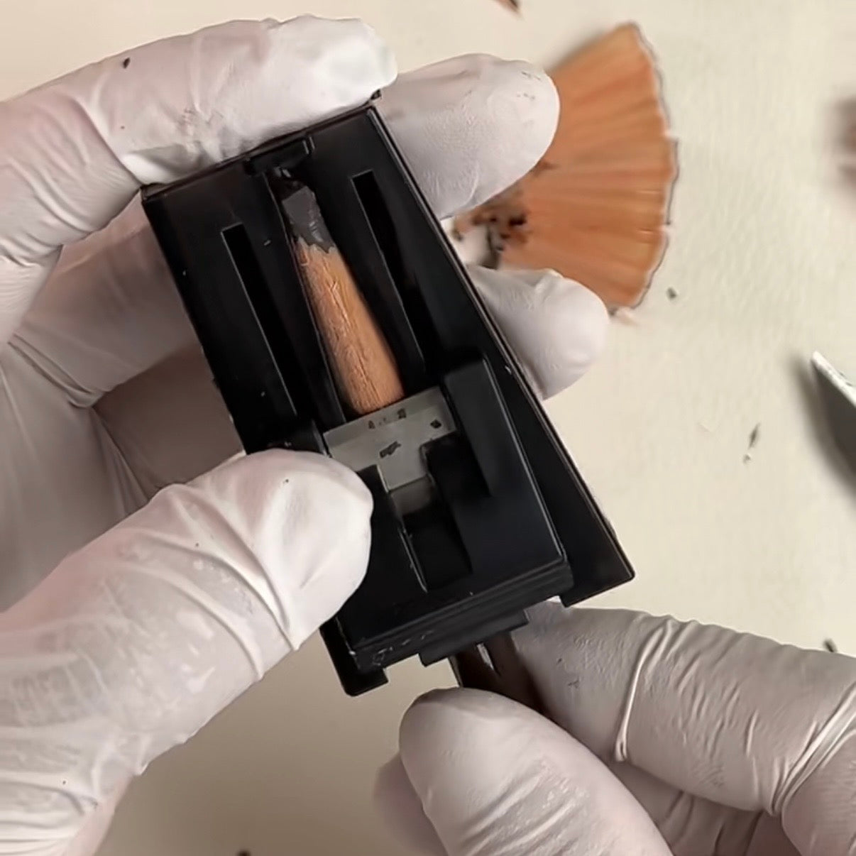 VOKAL PMU Precision BrowPro Sharpener – For Round-Core Wooden Eyebrow Pencils