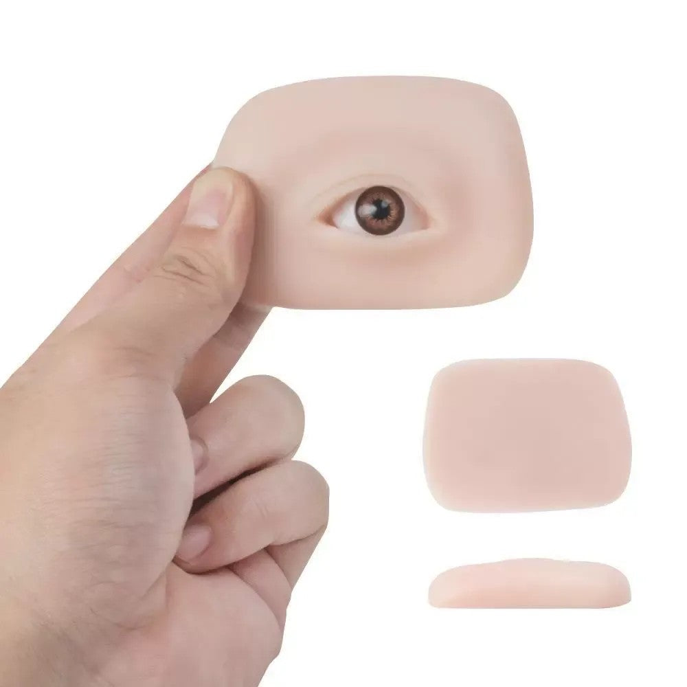 5D Eyelid Practice Mold — Realistic Silicone Training Module for PMU Artists