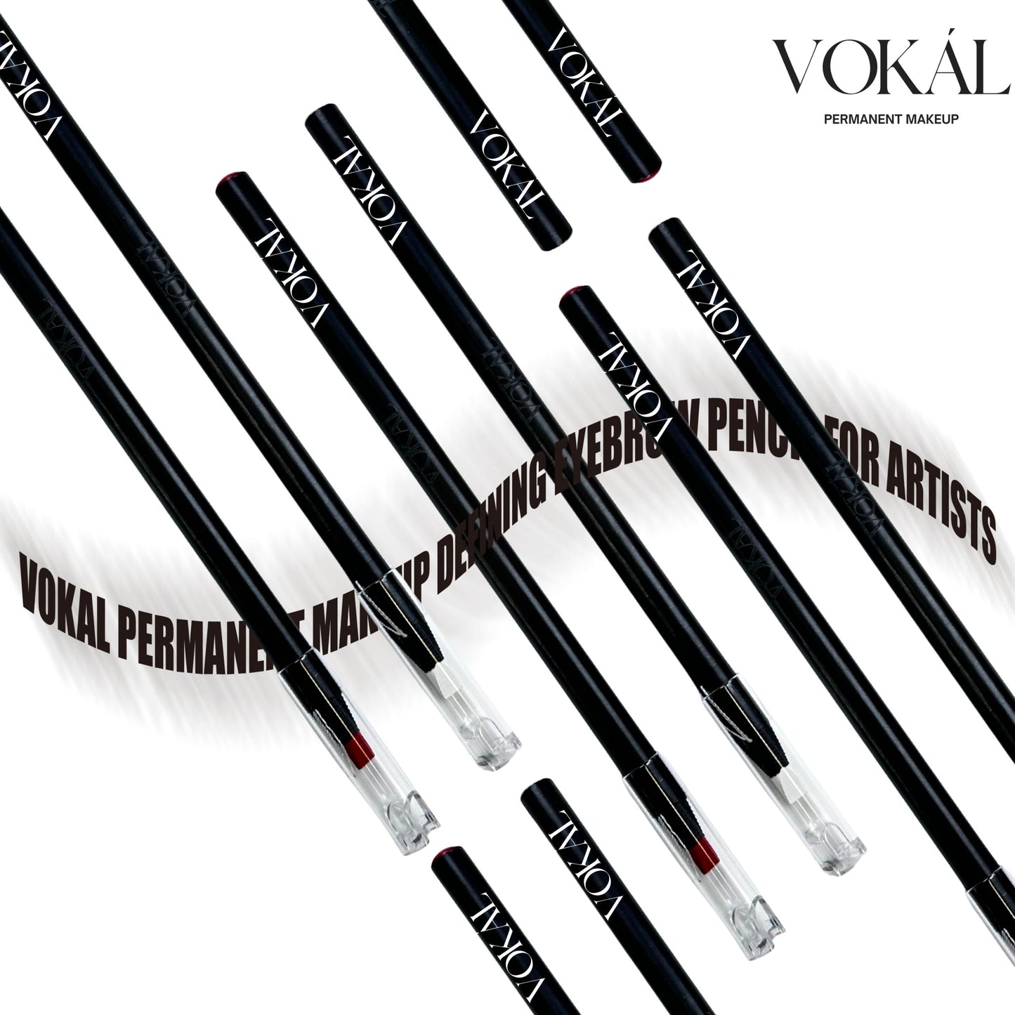 VOKÁL™ Eyebrow Mapping Pencil — Precision for Professional Artists