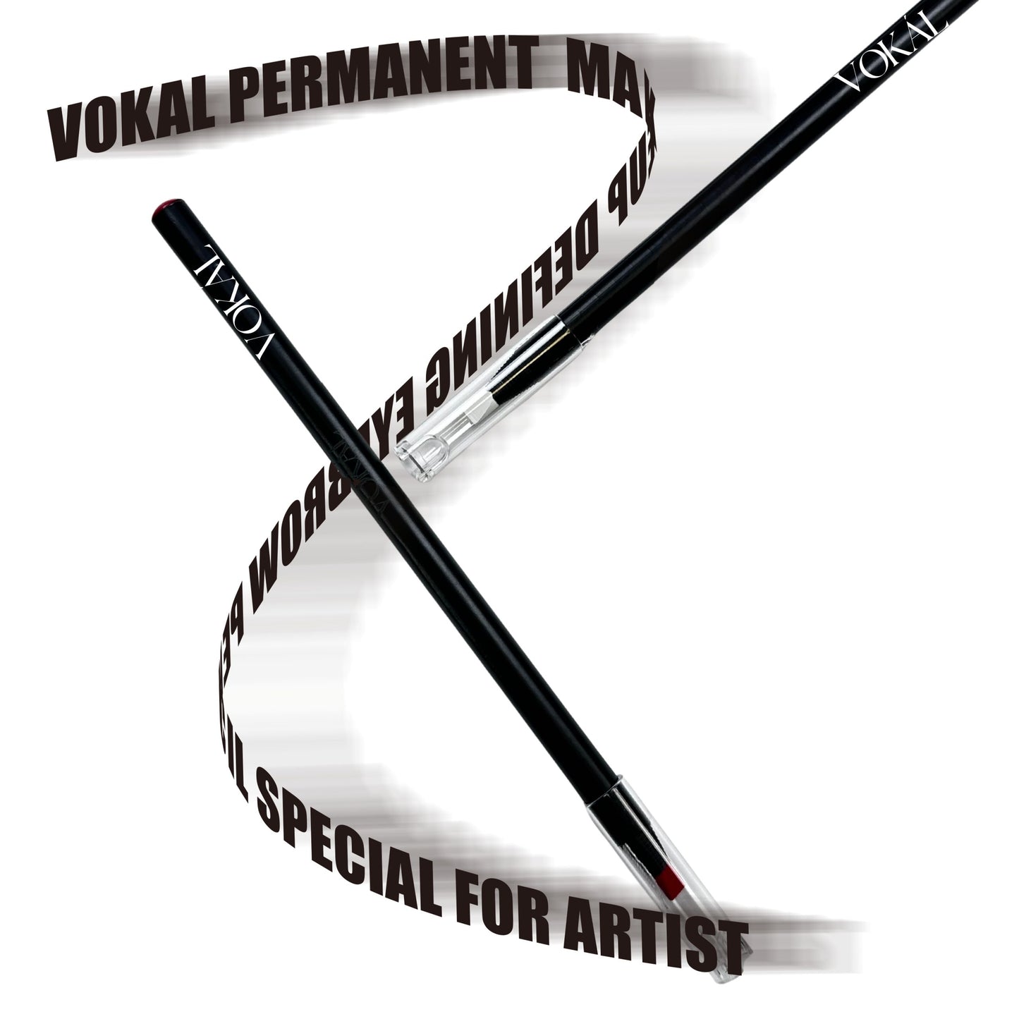 VOKÁL™ Eyebrow Mapping Pencil — Precision for Professional Artists
