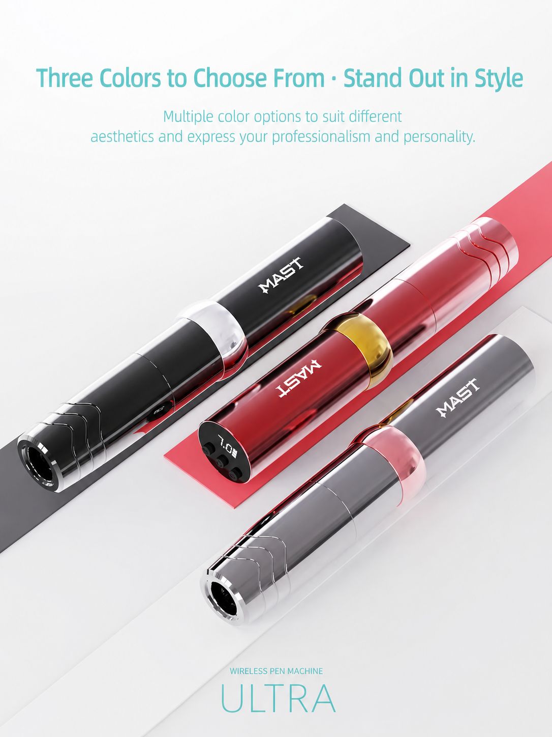 Mast P10 Pro Wireless PMU Machine – Professional Brushless Wireless Tattoo & Permanent Makeup Pen