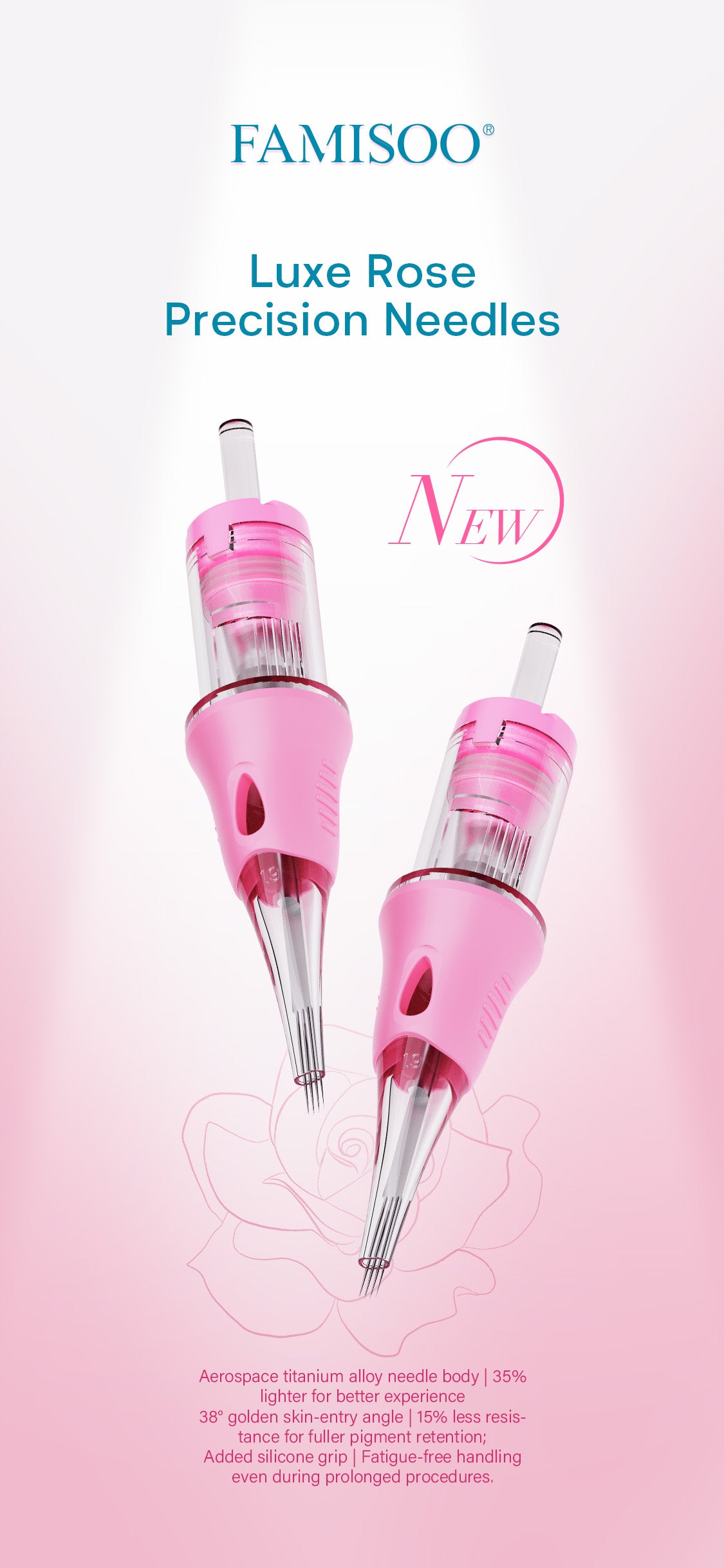 Luxe Rose Air Pro – Wireless PMU Machine