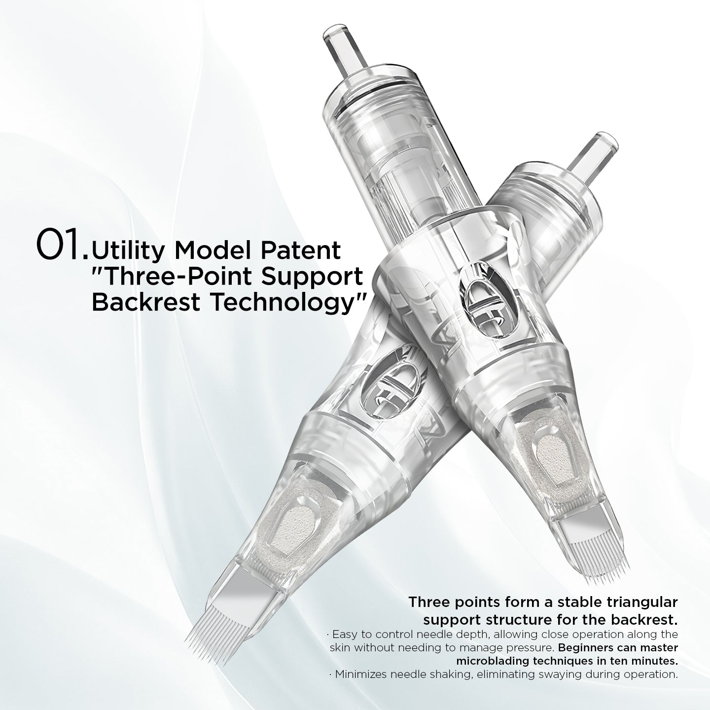 V6 Universal Needle Cartridge – 0.18 Ultra-Fine UX14/0.18-ST (10PCS/Box)