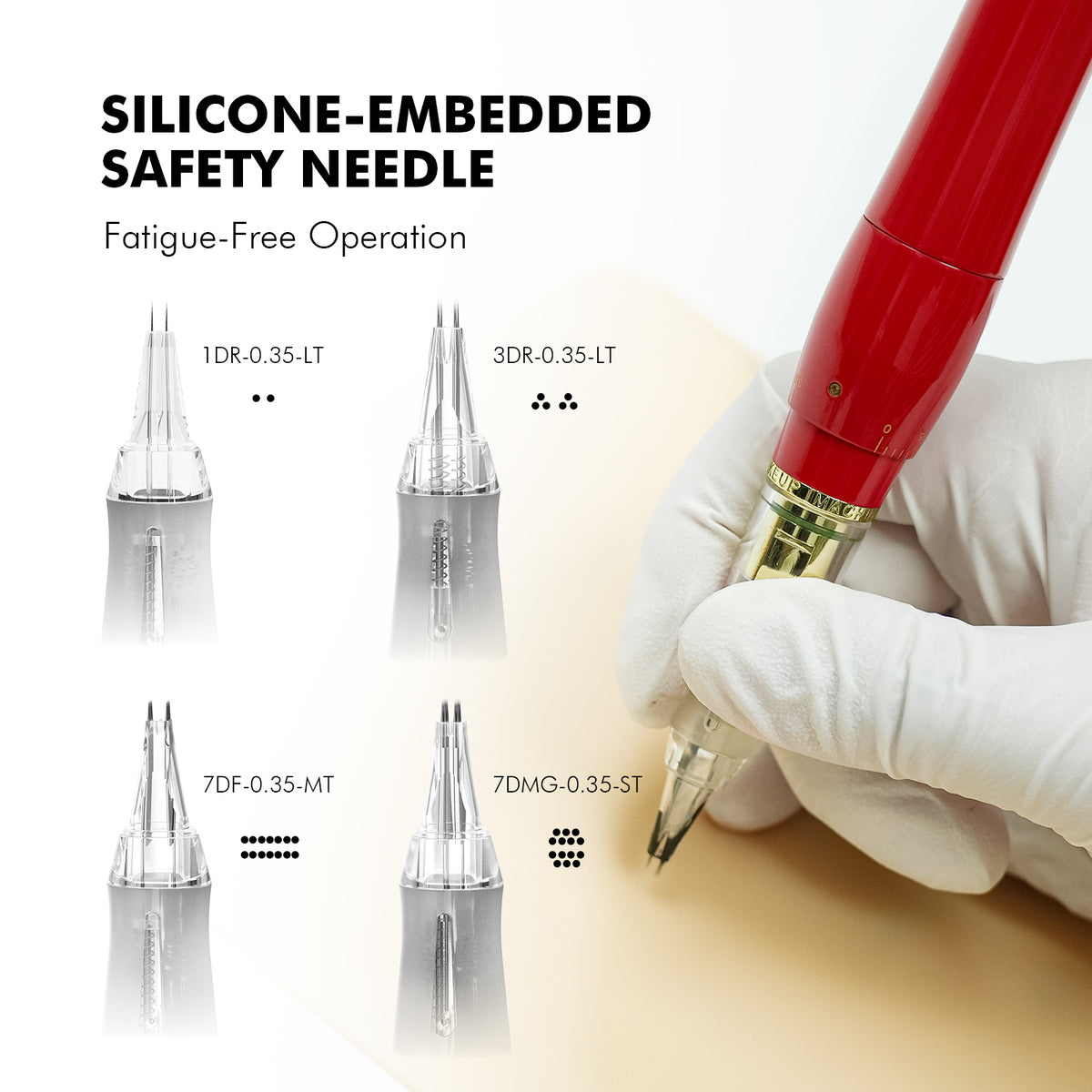 FAMISOO Miss Monroe Double-Needle PMU Machine – Dual-Rod Cartridge System