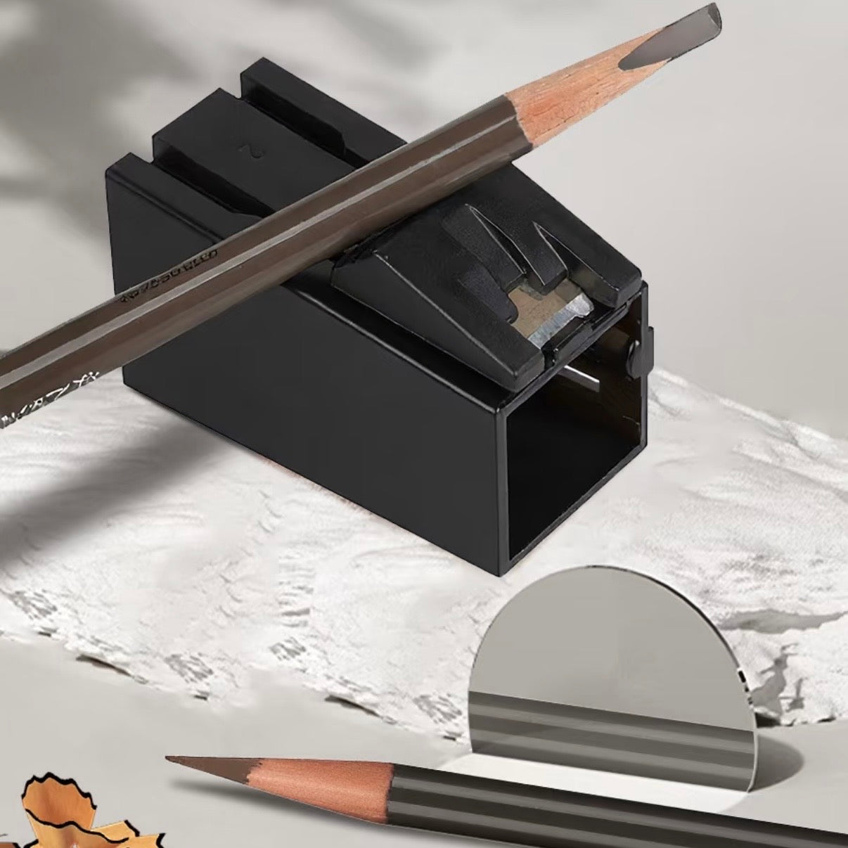 VOKAL PMU Precision BrowPro Sharpener – For Round-Core Wooden Eyebrow Pencils