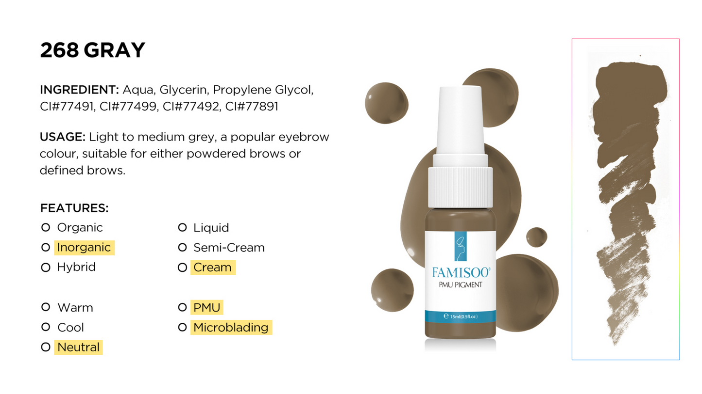 NUOJO FAMISOO® 15ML PMU Pigments – International Edition