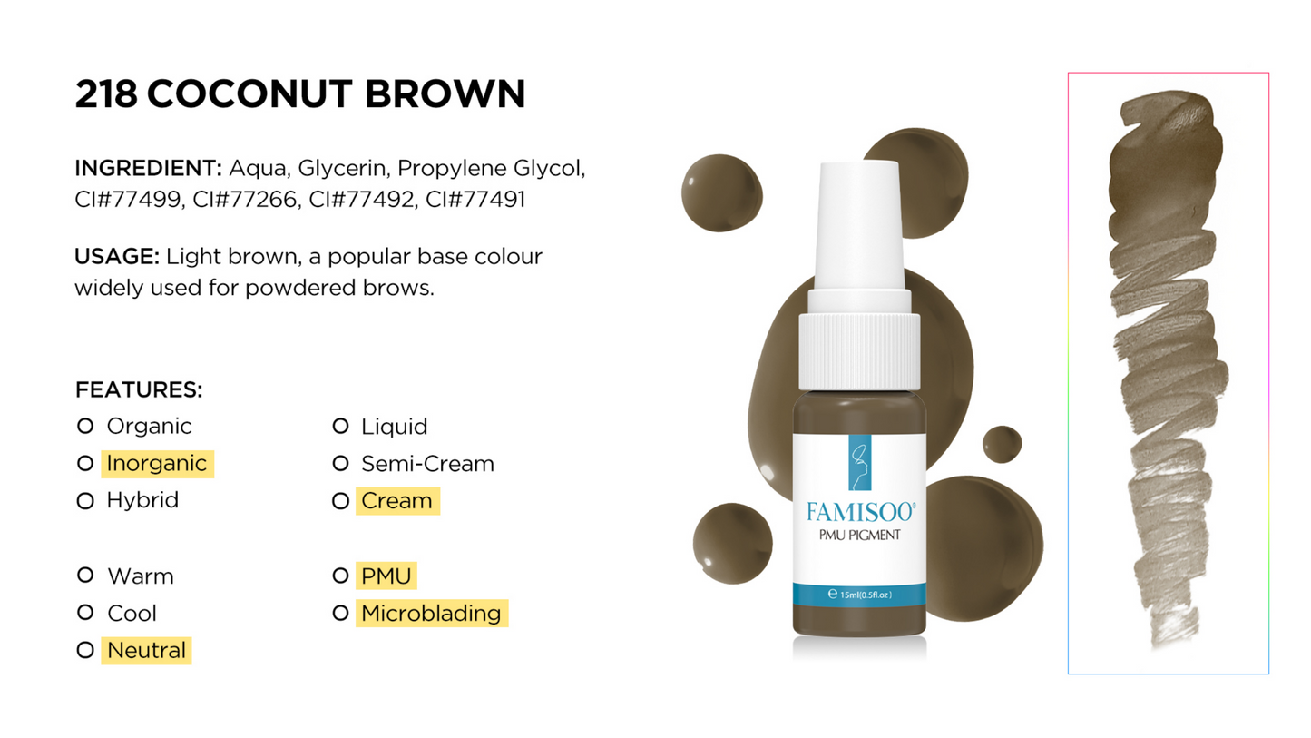 NUOJO FAMISOO® 15ML PMU Pigments – International Edition