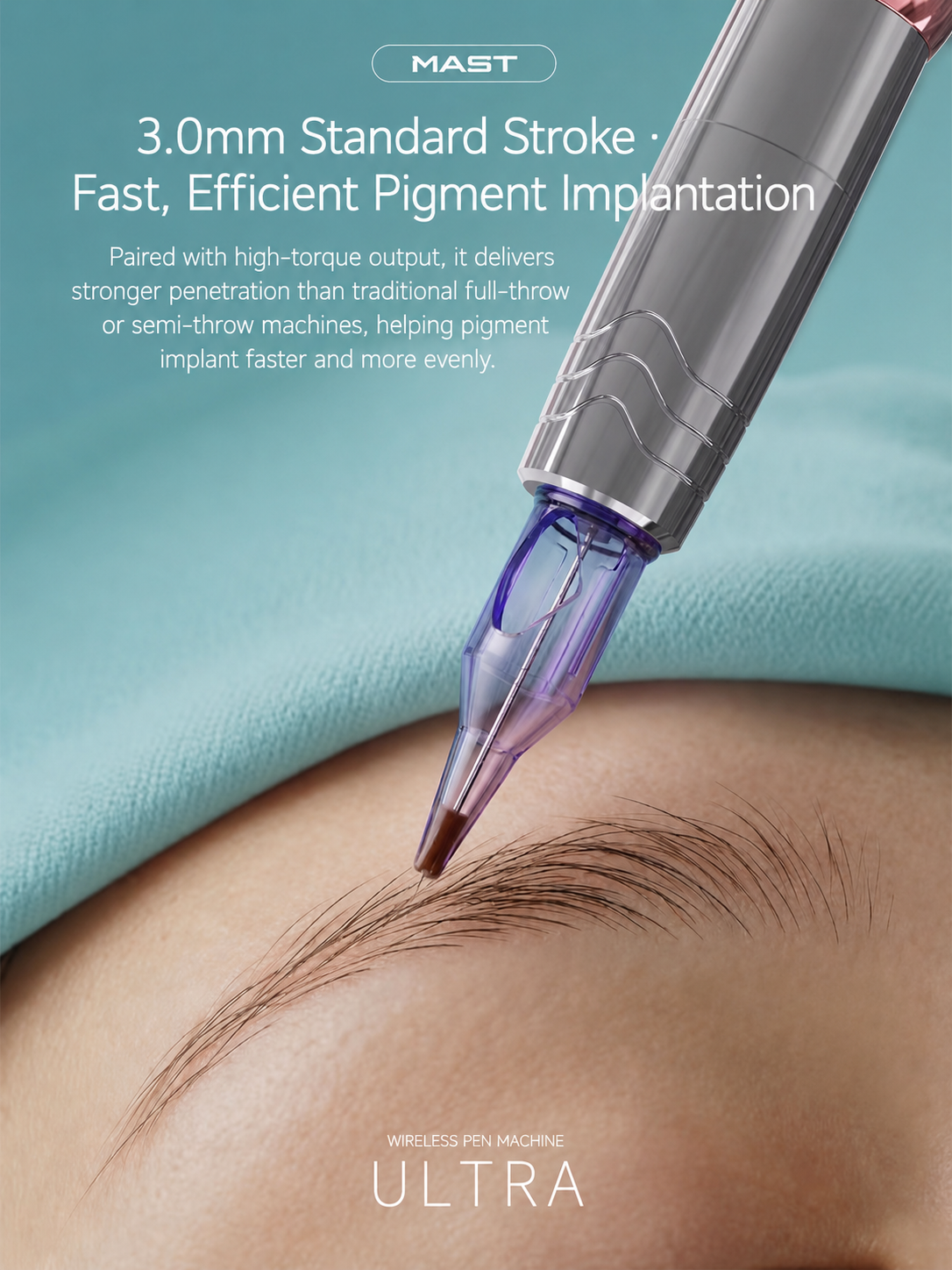 Mast P10 Pro Wireless PMU Machine – Professional Brushless Wireless Tattoo & Permanent Makeup Pen