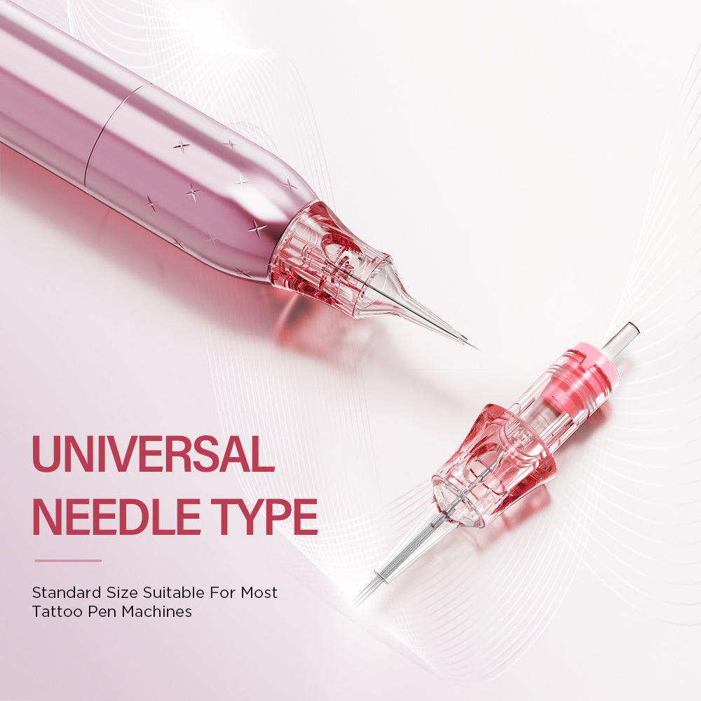 V6 Pink & Transparent Needle Cartridge – Standard Model