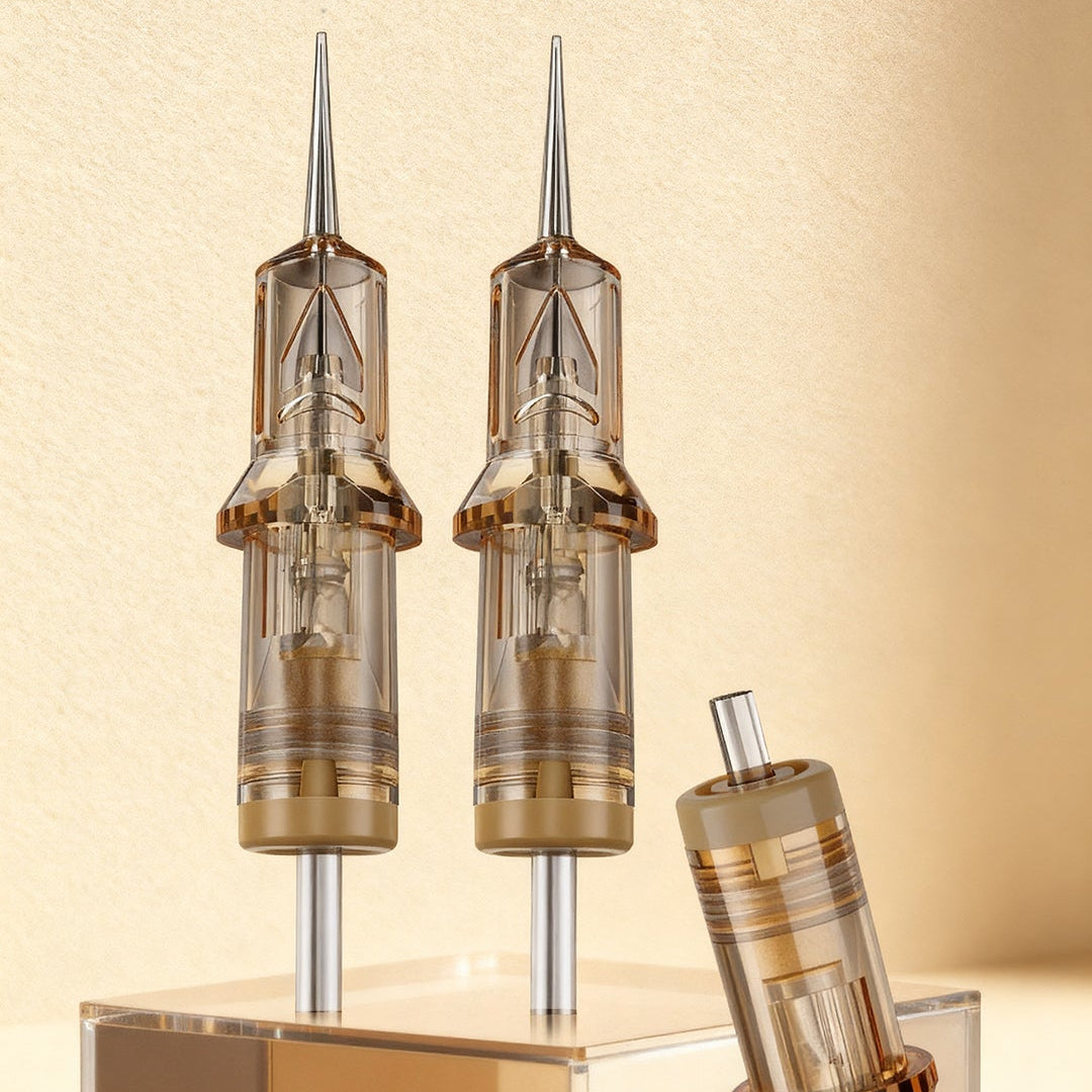 EA PRO Brown Cartridge Needles – Ultra Precision PMU & Tattoo Cartridges