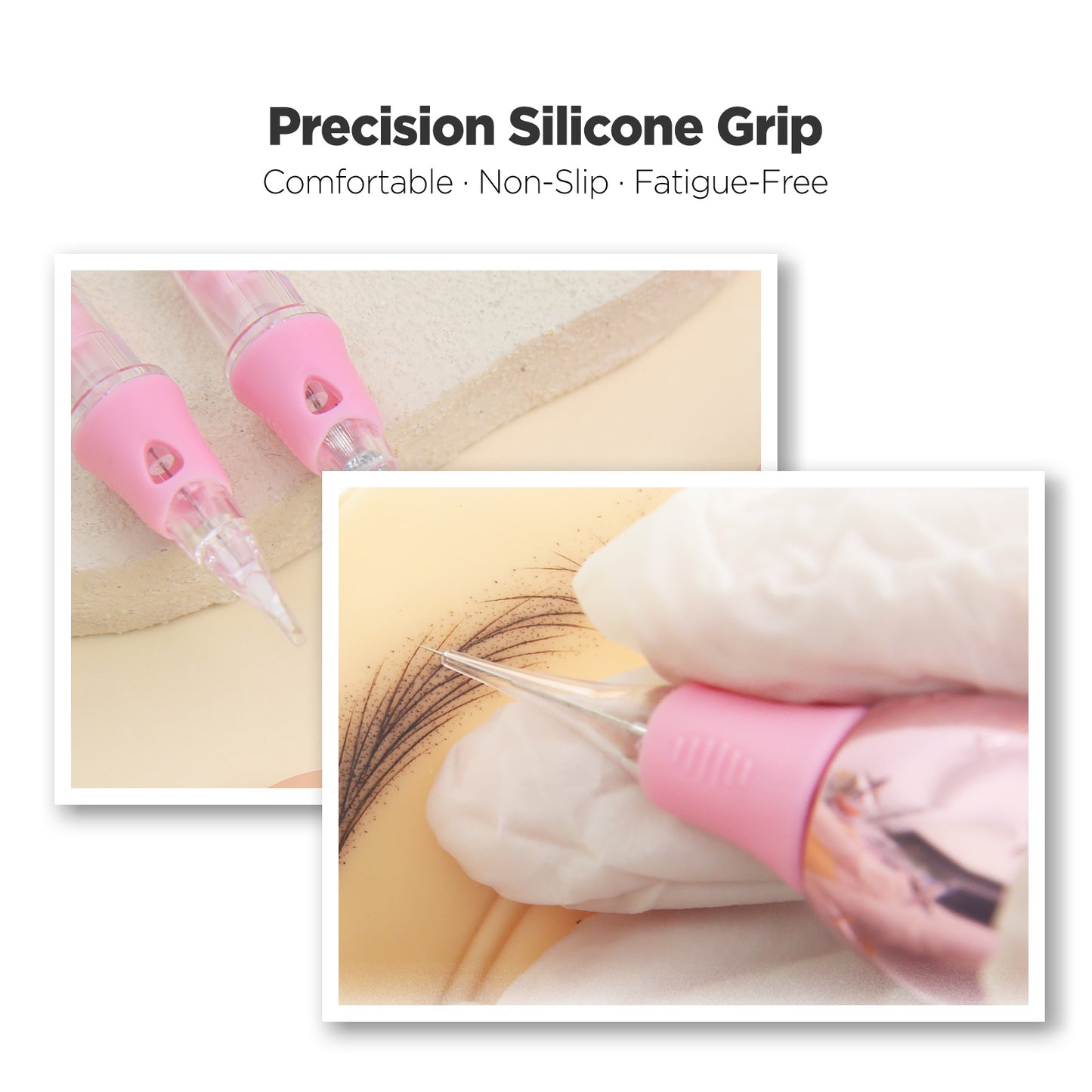 V6 Needle Cartridge – Integrated Pink Silicone Design