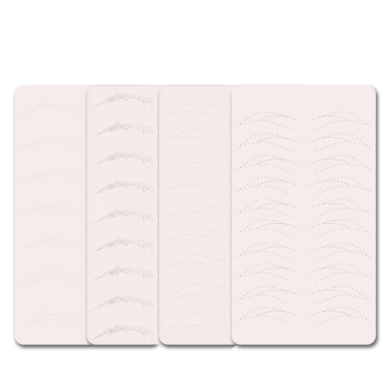 Long Silicone PMU Practice Skin – Brow Design Training Pad - 5 Pieces