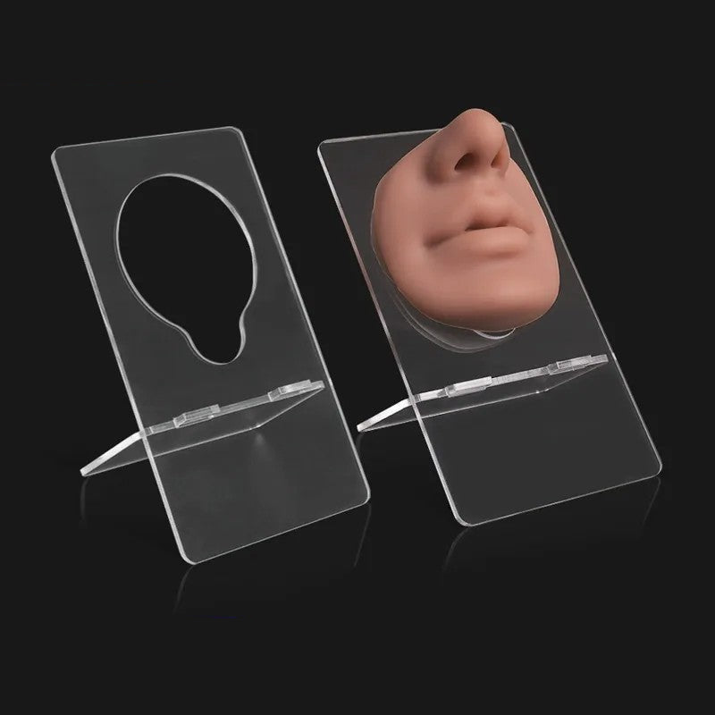 Acrylic Transparent Display Stand – Minimalist Stand for PMU, Lash, and Beauty Product Presentation