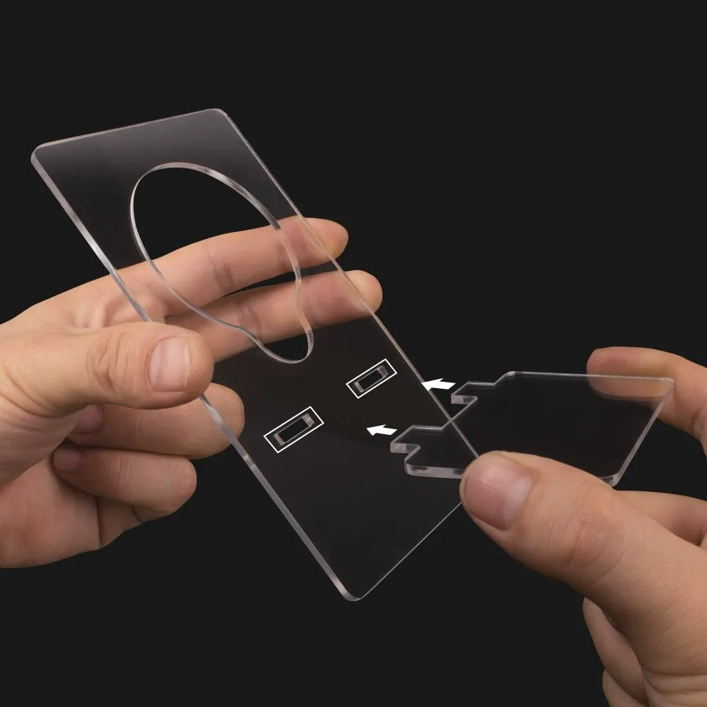 Acrylic Transparent Display Stand – Minimalist Stand for PMU, Lash, and Beauty Product Presentation