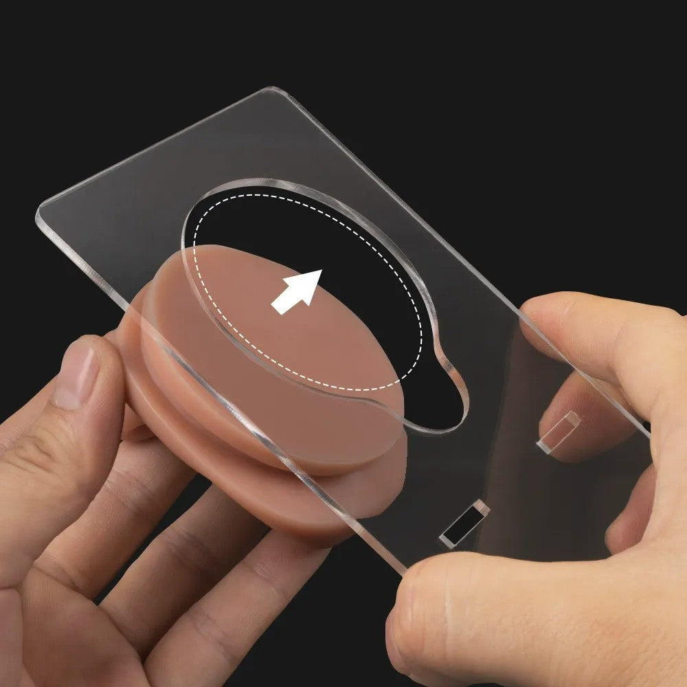 Acrylic Transparent Display Stand – Minimalist Stand for PMU, Lash, and Beauty Product Presentation