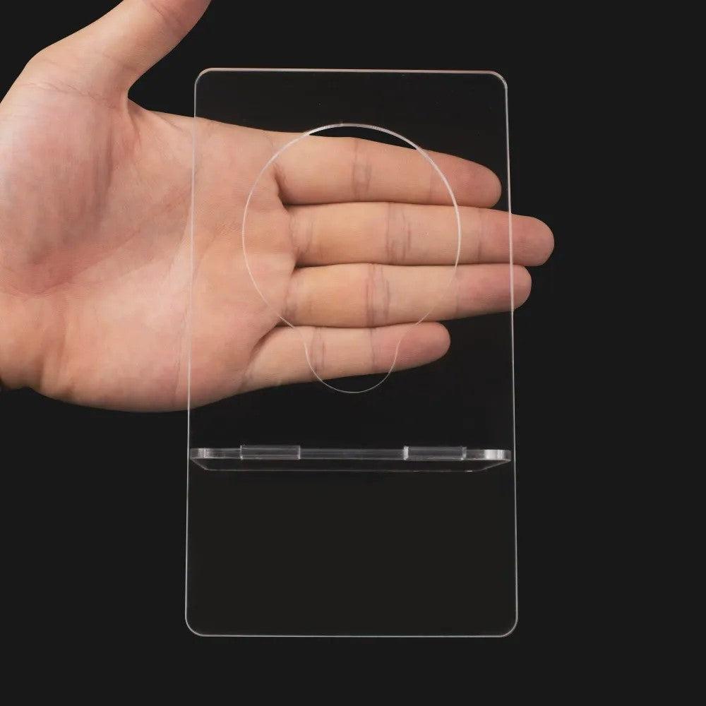 Acrylic Transparent Display Stand – Minimalist Stand for PMU, Lash, and Beauty Product Presentation