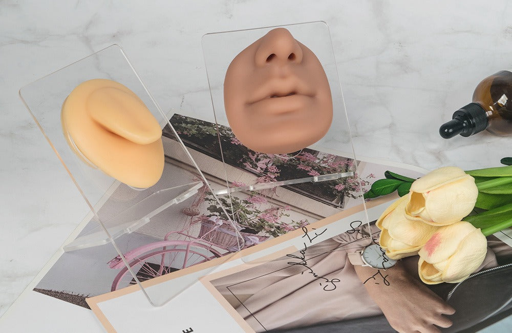 Acrylic Transparent Display Stand – Minimalist Stand for PMU, Lash, and Beauty Product Presentation