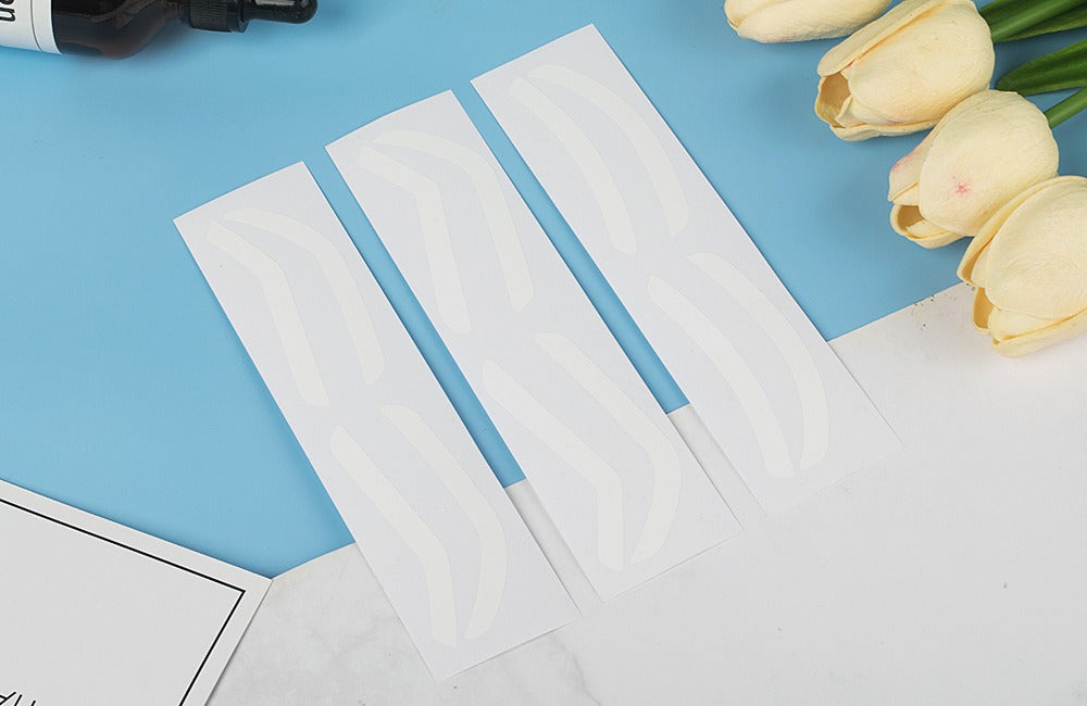Adjustable Eyebrow Practice Stickers – PMU & Makeup Training Tool (10 Sheets/Pack)