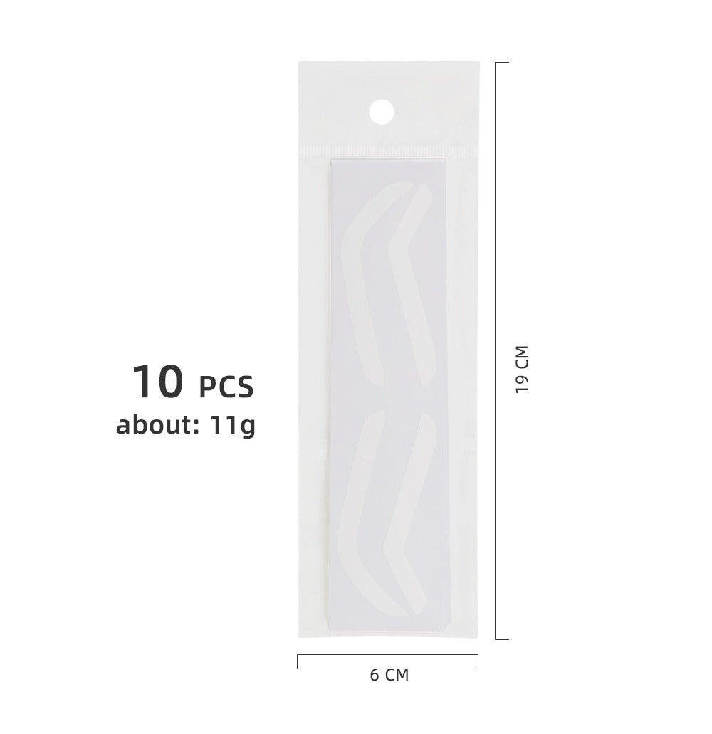 Adjustable Eyebrow Practice Stickers – PMU & Makeup Training Tool (10 Sheets/Pack)