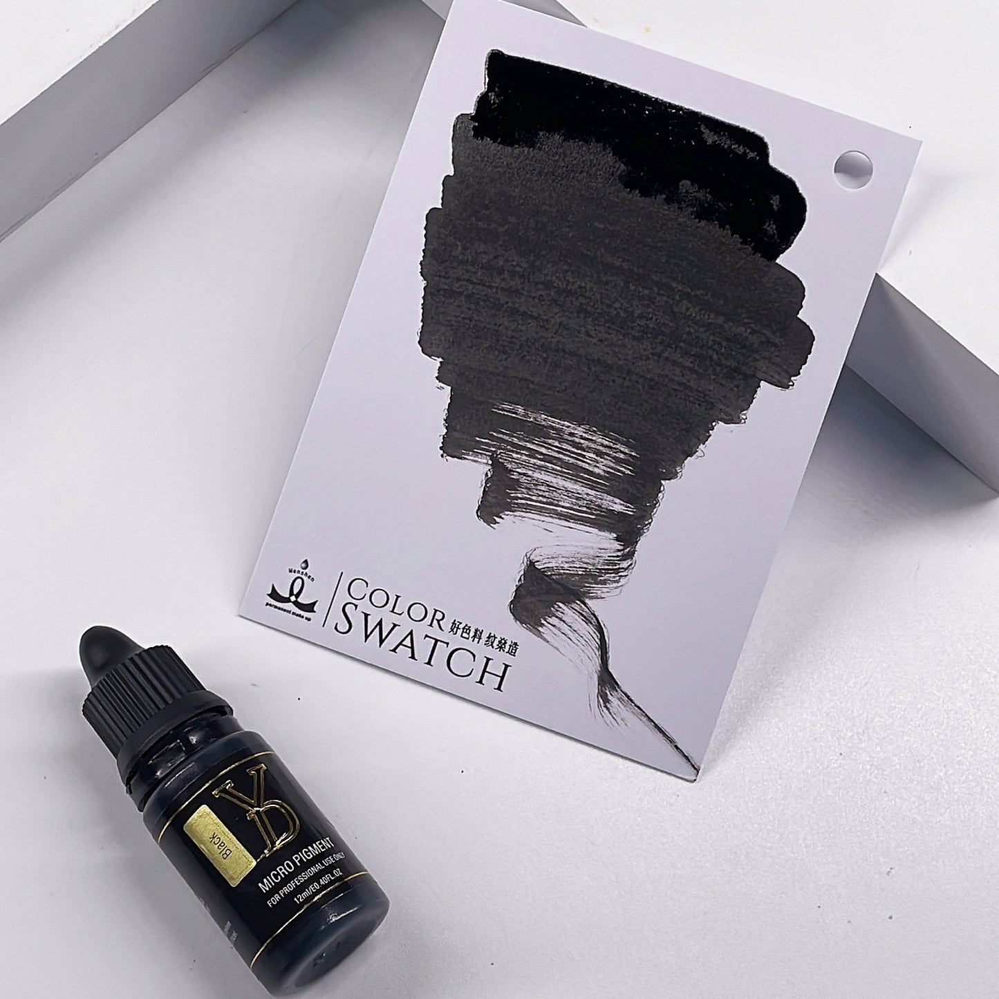 YD PMU Organisches Flüssigpigment 12ML Schwarze Kappe