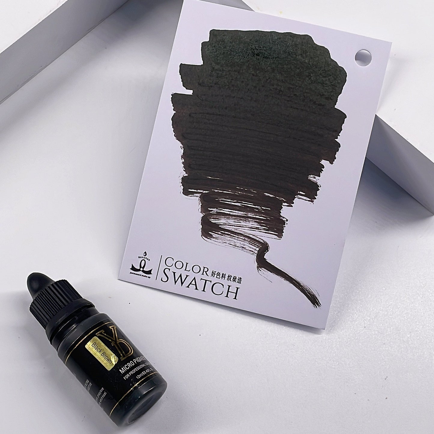 YD PMU Organisches Flüssigpigment 12ML Schwarze Kappe