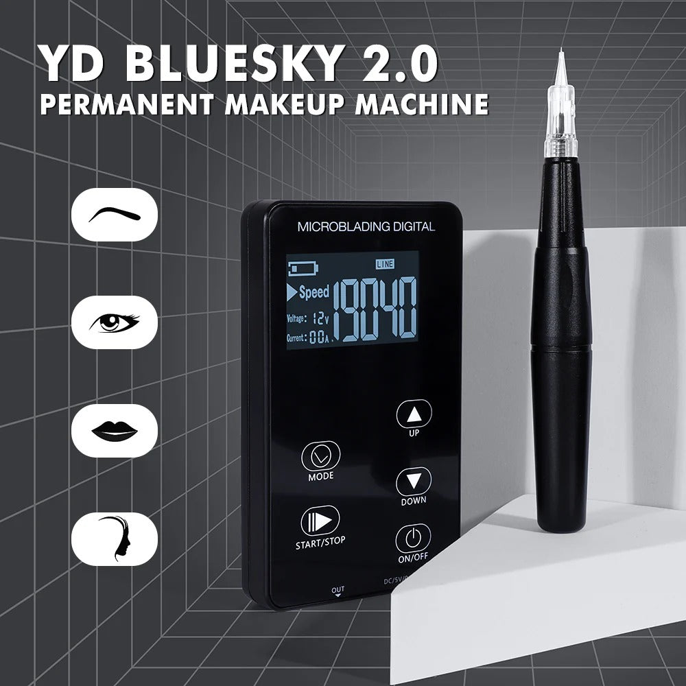 Bluesky 2.0 Pro Microblading Machine Kit - US Plug - Free Shipping