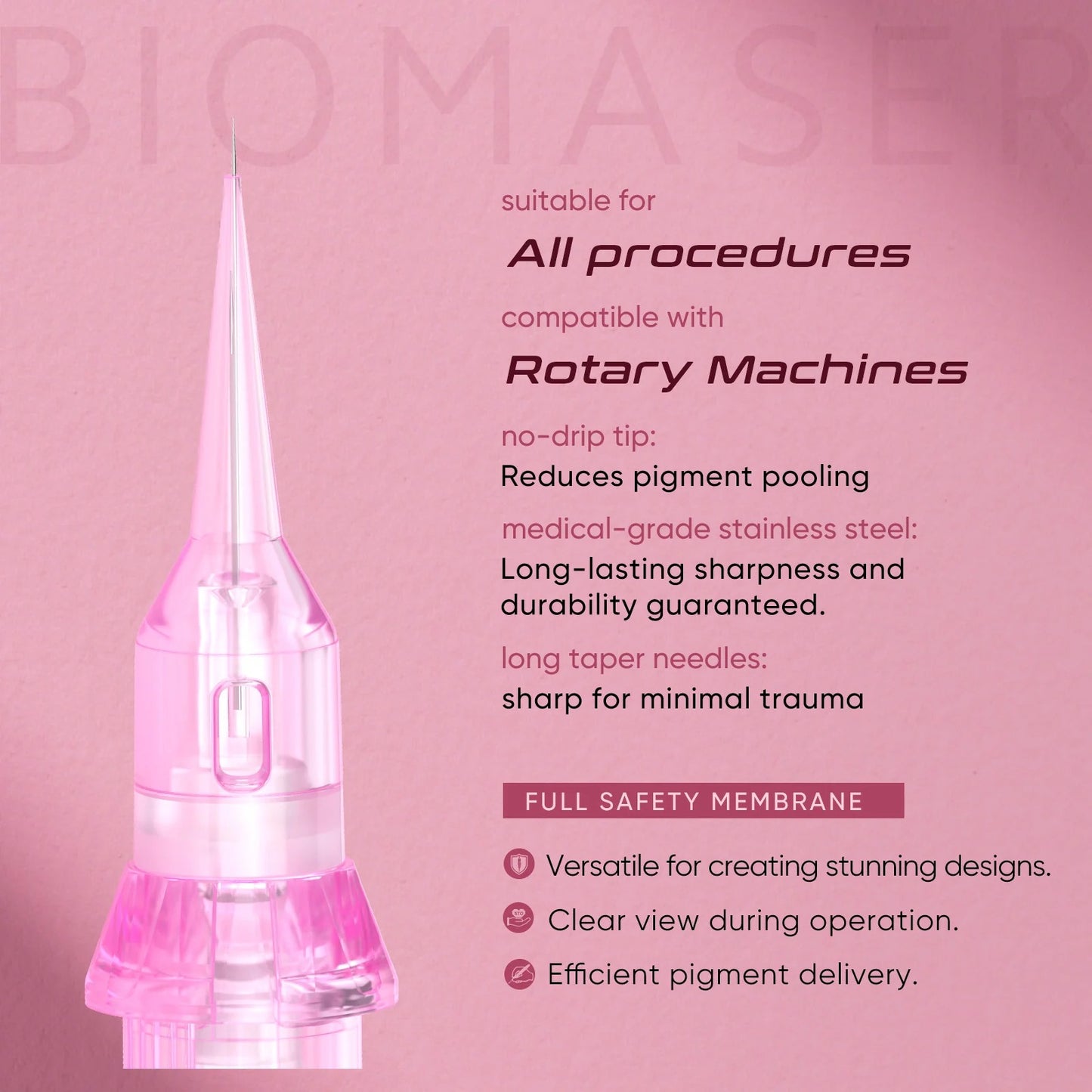 Biomaser Pinky Pro PMU Needle Cartridges - 20PCS/BOX