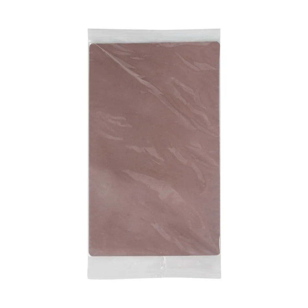 Blank Brown Double-Sided PMU & Tattoo Practice Skin | Long Rectangle Flexible Silicone Training Pad