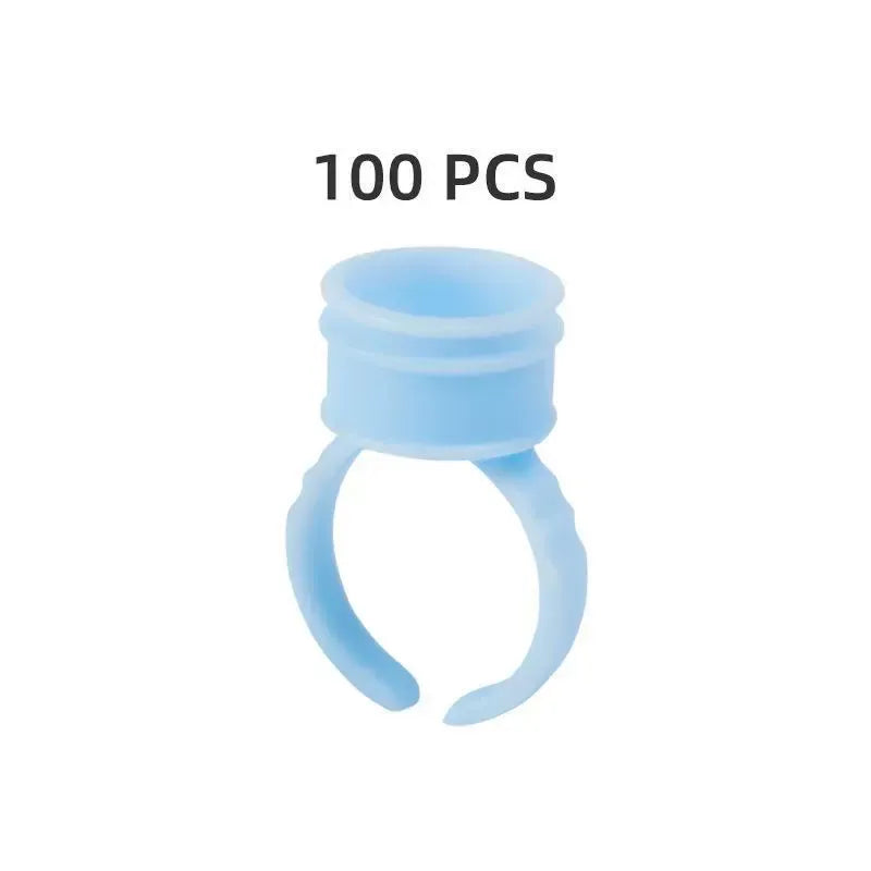 Blue PMU Pigment Ring Cups – Divided & Non-Divided