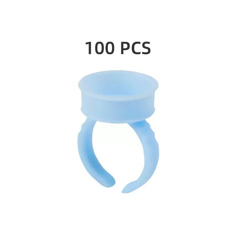 Blue PMU Pigment Ring Cups – Divided & Non-Divided
