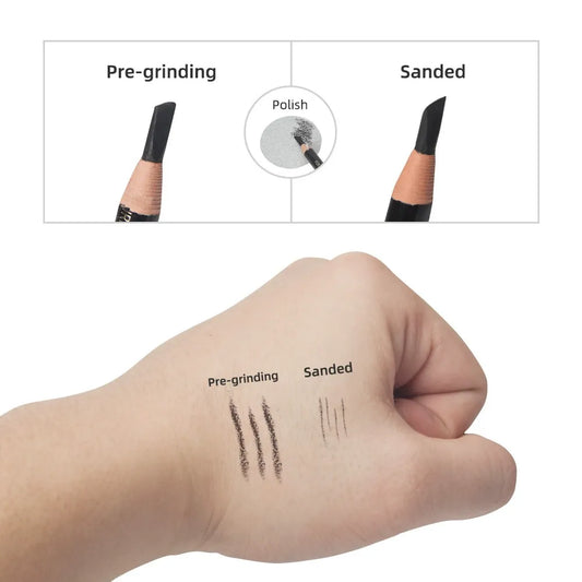 Brow Pencil Sharpener Sand Pads | 100PCS PMU Eyebrow Pencil Sharpening Sheets