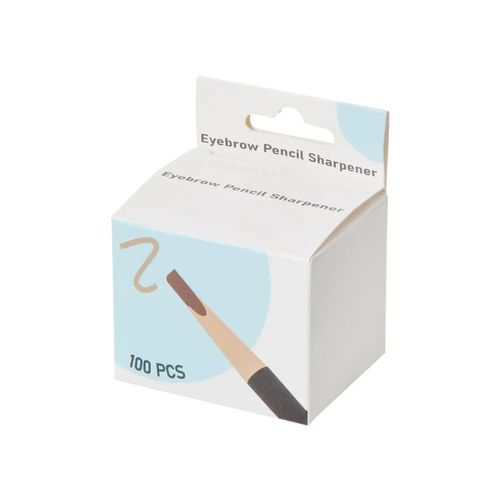 Brow Pencil Sharpener Sand Pads | 100PCS PMU Eyebrow Pencil Sharpening Sheets