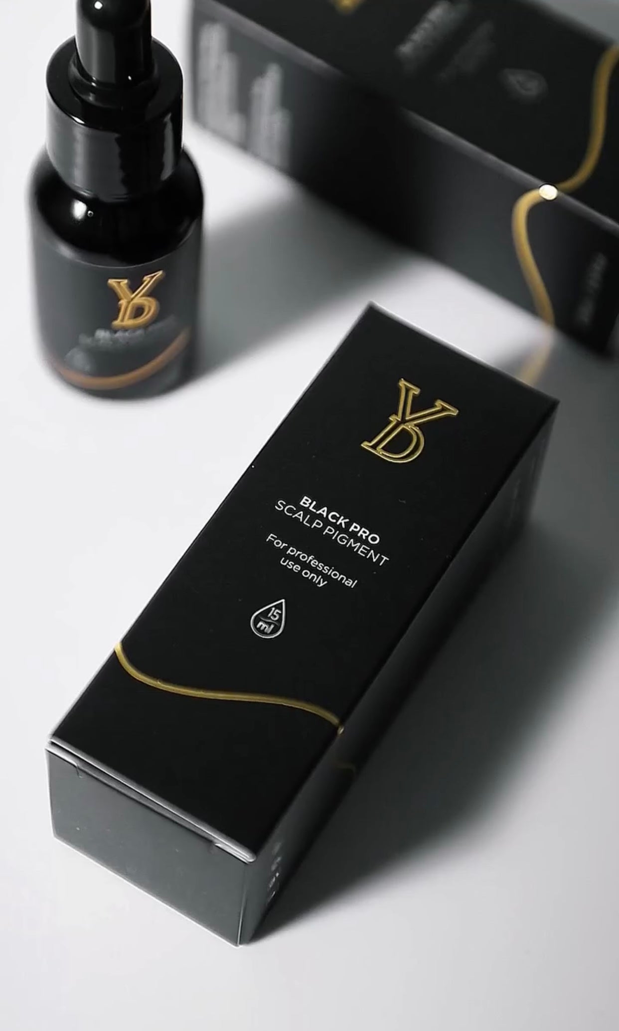 YD Professional Scalp Micropigmentation Pigments — BLACK MIX & BLACK PRO