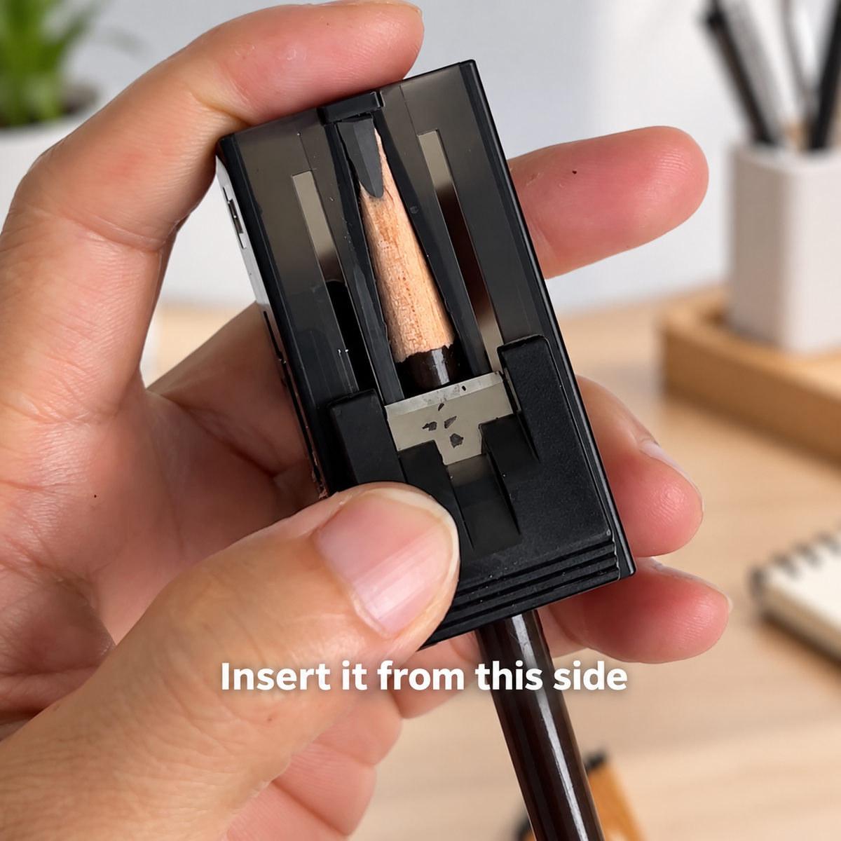 THG Professional Eyebrow Pencil Sharpener – Machete Tip PMU Brow Pencil Shaping Tool