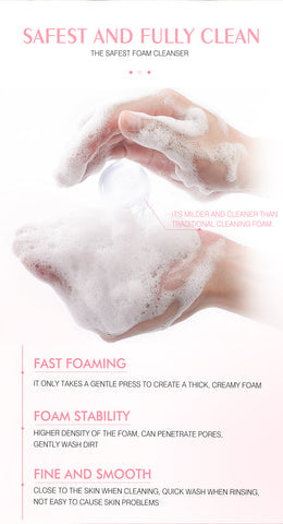 PMU Foam Cleanser - Gentle and Effective Foam Cleanser for Professional Permanent Makeup and Skincare Applications