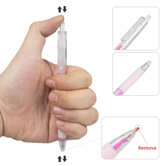 Click-Action Refillable PMU Mapping Pen Set – 1.0mm Tip, 1 Pen + 2 Refills