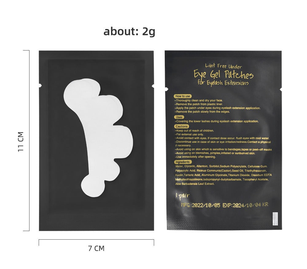 Cloud-Shaped Under Eye Patches for Lash Extensions – Lower Lash Isolation Pads