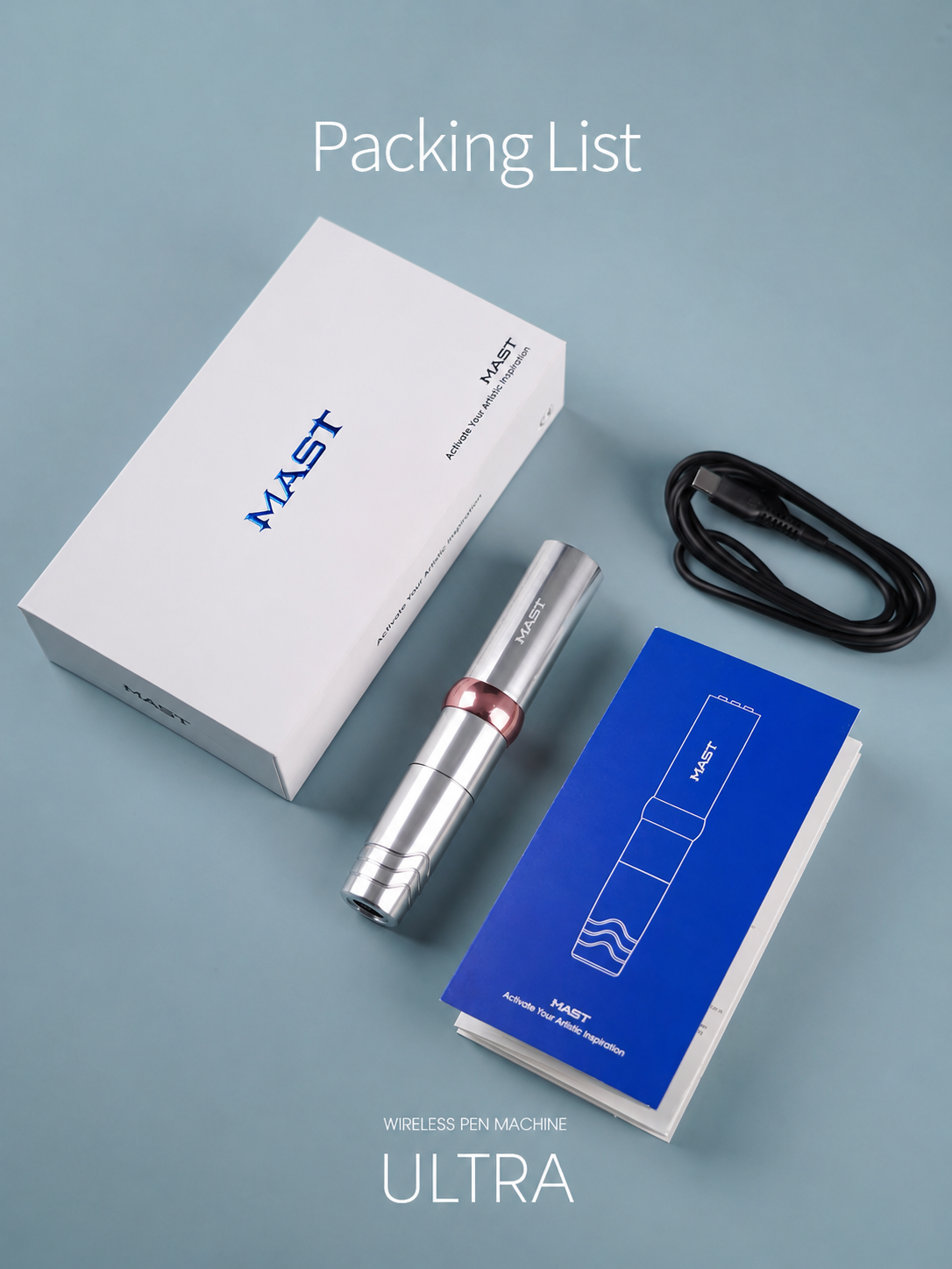 Mast P10 Pro Wireless PMU Machine – Professional Brushless Wireless Tattoo & Permanent Makeup Pen