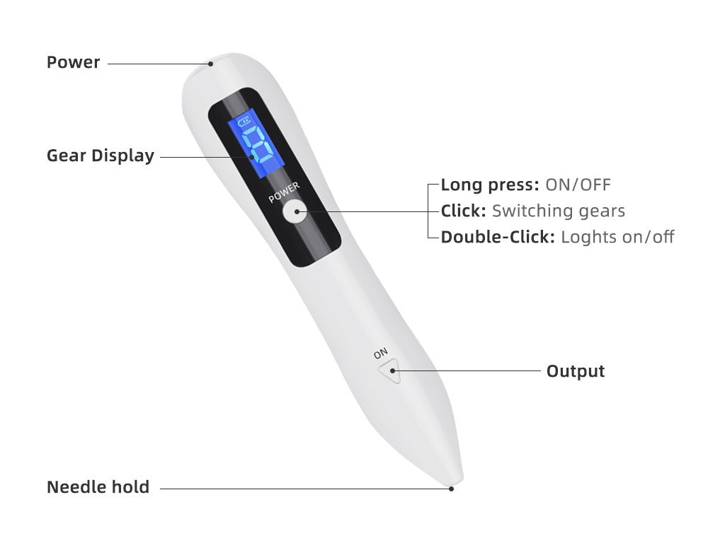 Digital Beauty Mole Removal Pen – Multi-Level Spot & Skin Treatment Tool