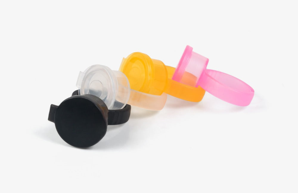 Disposable Flip-Top Pigment Ring Cups – 50pcs Adjustable PMU Ink Cups