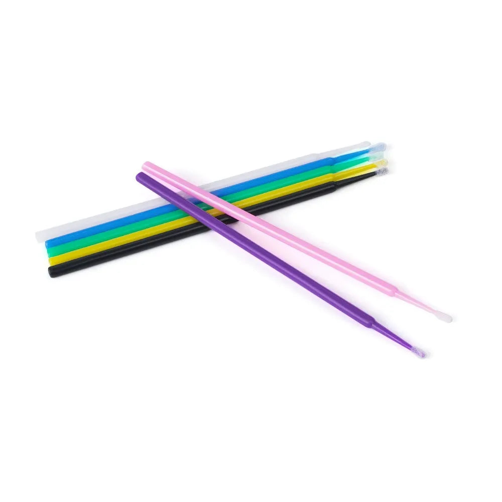 Disposable Nano Micro Applicator Swabs – Precision Cleaning & Lash Extension Beauty Tools (About 100PCS/Bag)