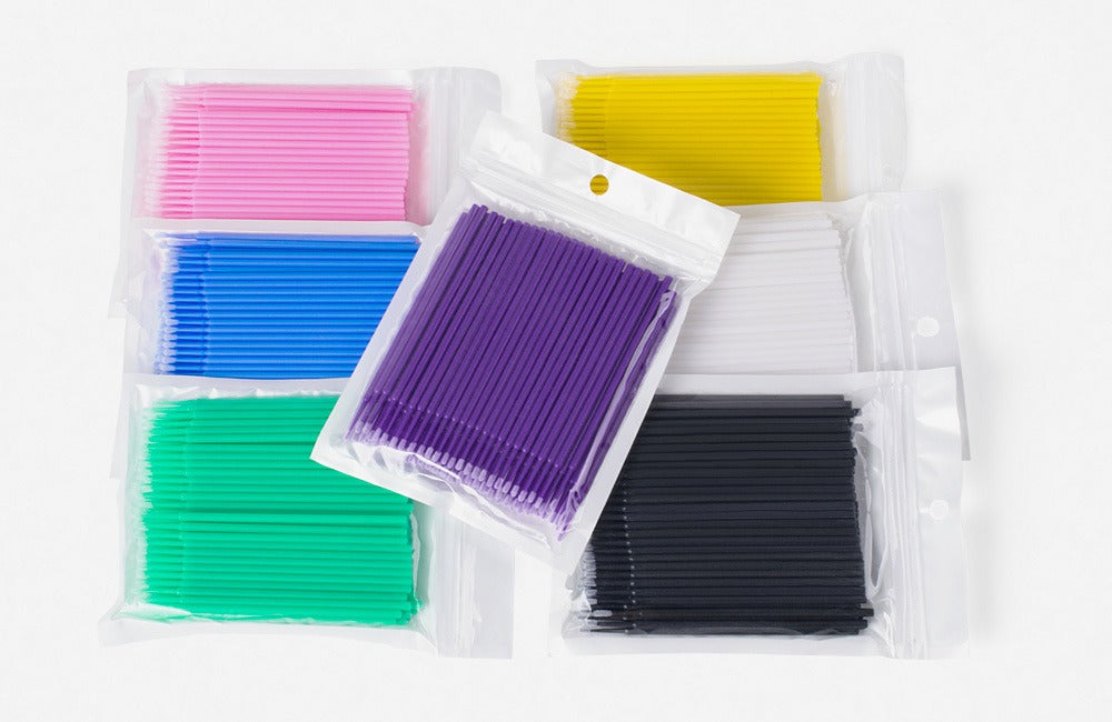 Disposable Nano Micro Applicator Swabs – Precision Cleaning & Lash Extension Beauty Tools (About 100PCS/Bag)