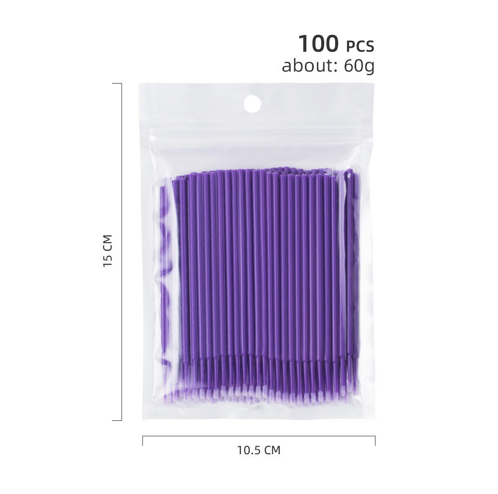 Disposable Nano Micro Applicator Swabs – Precision Cleaning & Lash Extension Beauty Tools (About 100PCS/Bag)